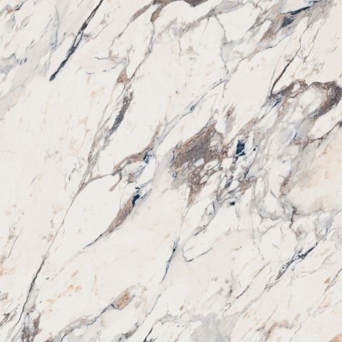 Piastrelle in gres porcellanato effetto breccia melange Lucido della collezione Sensi di Abk 120x120 cm - 9mm