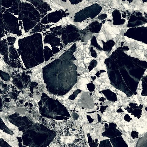 Piastrelle in gres porcellanato effetto breccia antica Lucido della collezione Sensi di Abk-120x120 cm - 9mm