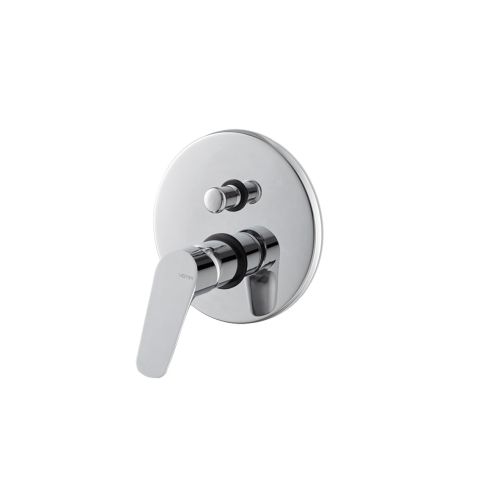 Miscelatore monocomando doccia da incasso con deviatore, completo di corpo incasso.