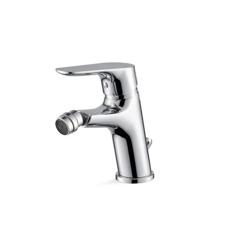 Miscelatore monocomando per bidet con scarico da 1”1/4 della collezione Indo di Vema