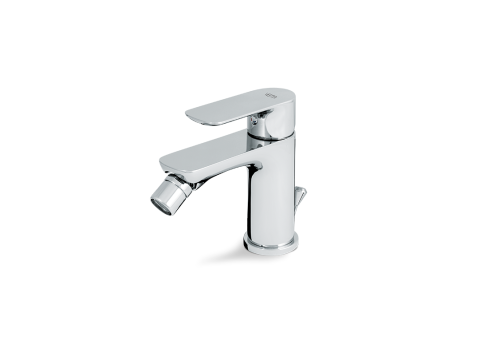 Miscelatore monocomando per bidet con scarico della collezione Slate di Vema