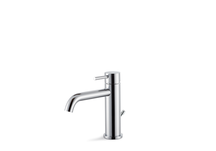 Miscelatore monocomando per lavabo con scarico della collezione Maira di Vema