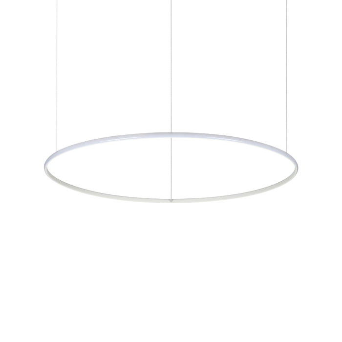 Lampada a sospensione circolare hulahoop a led della collezione Hous