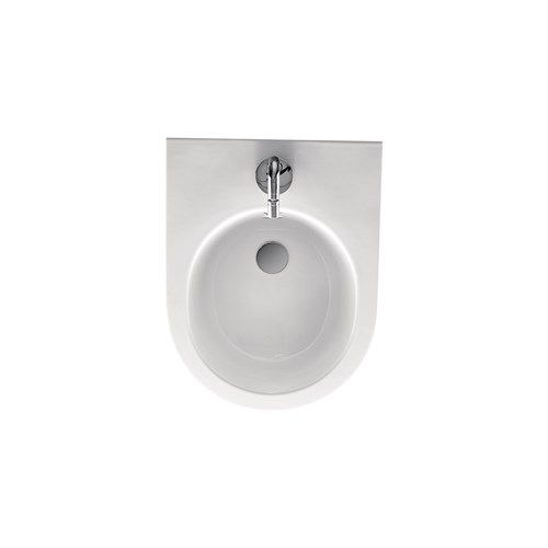 Bidet da bagno monoforo cm48 completo di fissaggio WB5N di Kerasan