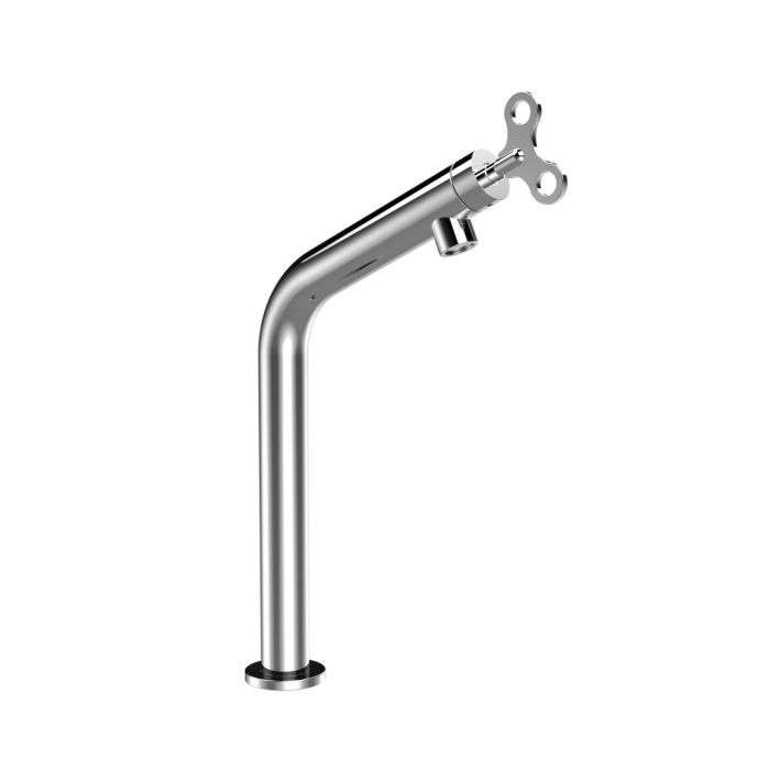 Miscelatore lavabo alto girevole con piletta clic-clac e cartuccia tradizionale della collezione ACQUACARICA di Bongio