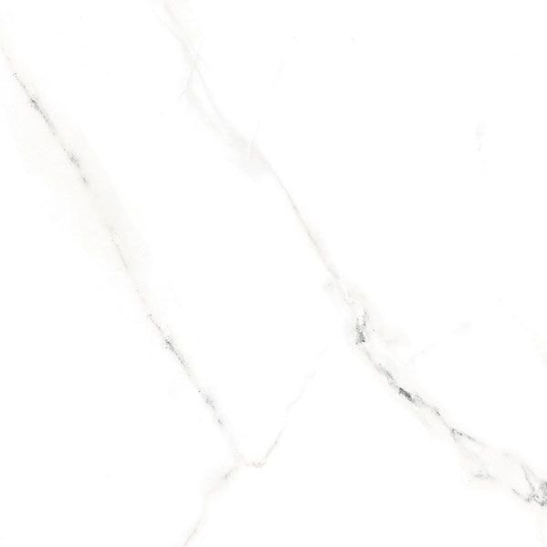Gres porcellanato effetto marmo Lucido Carrara Bianco 60x60