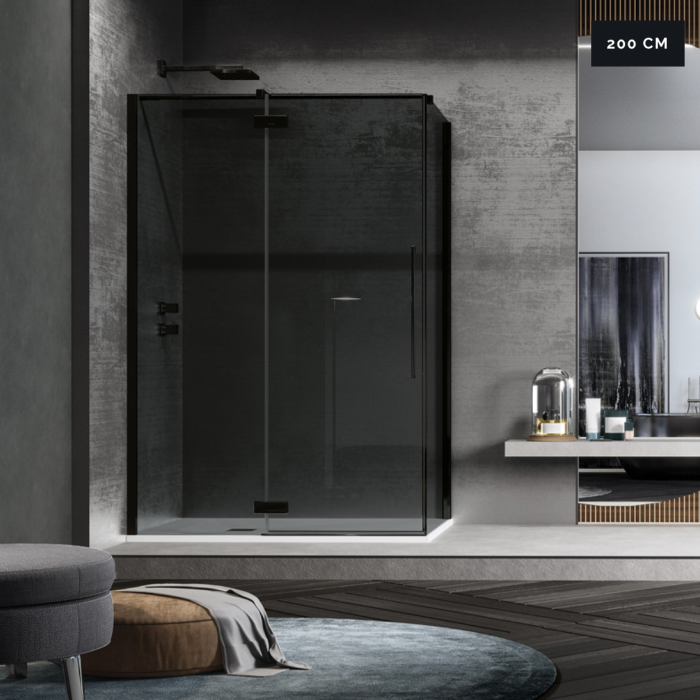 Box doccia Zenith con ante a battente della collezione Dolcevita di Samo