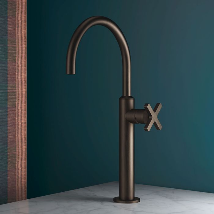 Miscelatore monocomando lavabo senza salterello e scarico della collezione Hugò di Geda