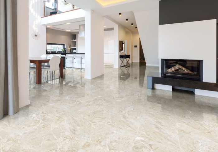 Gres Porcellanato effetto marmo Lucido imperiale Argento 60x60