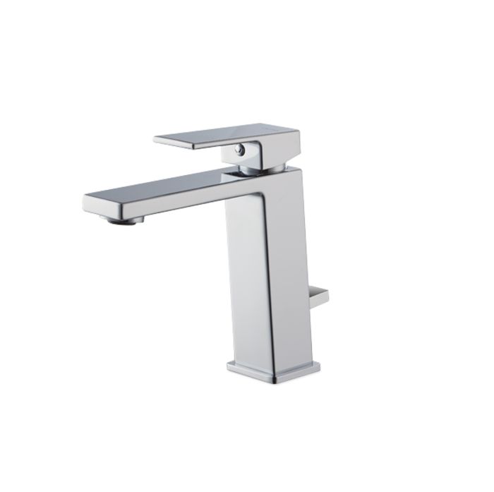 Miscelatore monocomando per Lavabo in acciaio inox cromo Lys di Vema