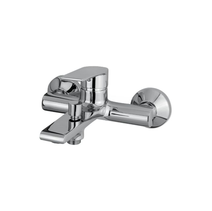Miscelatore monocomando vasca esterno con deviatore automatico vasca/doccia della collezione Timea di Vema