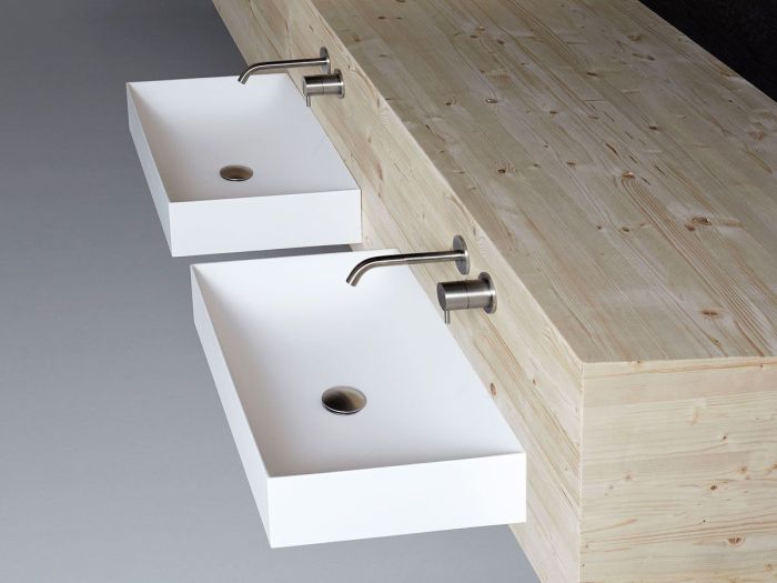 Lavabo lavandino da bagno modello Stratos di Antoniolupi