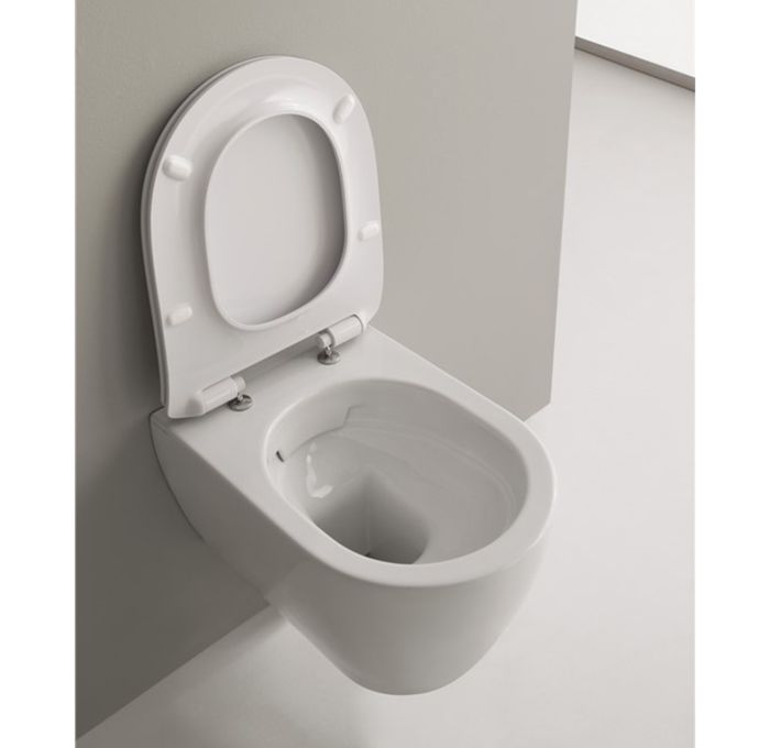 Vaso wc sospeso Clean Flush della collezione Moon di Scarabeo