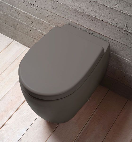 Vaso WC a terra colore Pietra Naturale opaco Vitruvit