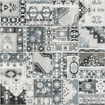 Gres porcellanato ABK Play Carpet Mix Grigio opaco 20x20 SP 8,5