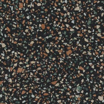 Gres porcellanato tutta massa ABK Play Dots Multiblack opaco 20x20 SP 8,5