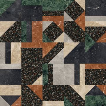 Gres porcellanato tutta massa ABK Play Marble Bianco opaco 20x20 SP 8,5