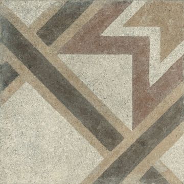 Gres porcellanato tutta massa ABK Play Concrete Retrò A opaco 20x20 SP 8,5