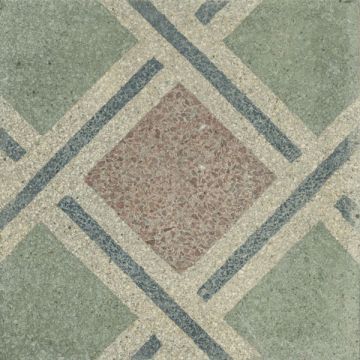 Gres porcellanato tutta massa ABK Play Concrete Retrò C opaco 20x20 SP 8,5