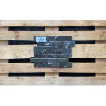 Gres Porcellanato in massa Luxury Green 16x40 SP10mm Lucido effetto Marmo  1° Scelta