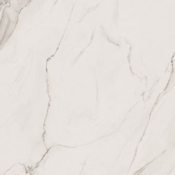 Piastrelle in gres porcellanato effetto marmo lucido calacatta gold della collezione Sensi up di Abk 120x120 cm - 9mm