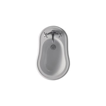 Bidet da bagno monoforo della linea Retrò di Kerasan