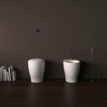 Vaso sospeso Bianco Lucido cm 35x48 Collezione Mascalzone di Domus Falerii