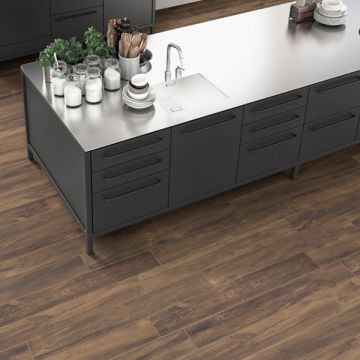 Piastrelle Gres porcellanato Effetto legno Ciliegio anticato 20x120  SP 9.5mm
