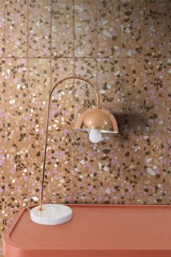 Piastrelle da rivestimento Gres Porcellanato 6,5X40,2 SP9mm Opaco Collezione Grani Colore Cotto