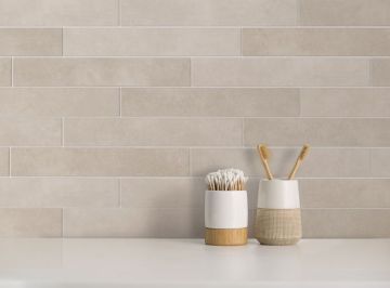 Piastrelle da rivestimento Gres Porcellanato 6,5X40,2 SP9mm Opaco Collezione Materia Colore Zenzero