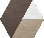 Piastrelle da rivestimento Gres Porcellanato 17,5x20 SP9mm Opaco Collezione Materia Colore Tangram Terra