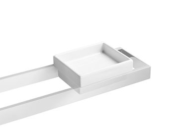 Portasapone in porcellana 120mm della collezione Skuara di Lineabeta