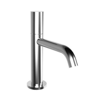 Miscelatore lavabo con cartuccia tradizionale e piletta clic - clac.
 Collezione AQUA / AQUAMARBLE di Borgio