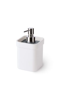 Dosasapone in melammina 250 ml Collezione Grela di Lineabeta Acciaio Inox