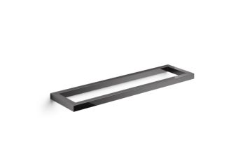 Portasalviette - Porta Accessori Collezione Grela di Lineabeta Acciaio Inox Nickel Nero 400mm