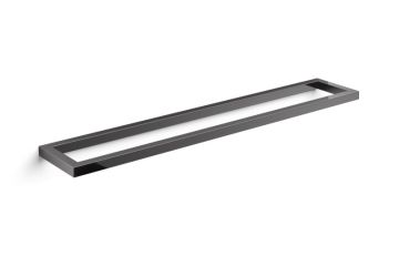 Portasalviette - Porta Accessori Collezione Grela di Lineabeta Acciaio Inox Nickel Nero 600mm