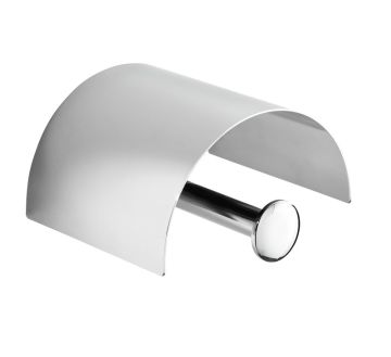 Portarotolo coperto Collezione Baketo di Lineabeta Ottone Cromato
