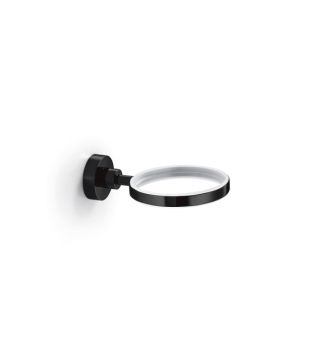 Supporto Portascopino Collezione Baketo di Lineabeta Ottone Verniciato Nero