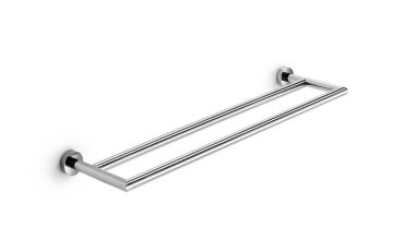 Portasalviette doppio Collezione Baketo di Lineabeta 600mm Ottone Cromato