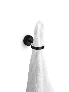 Anello Porta salviette Collezione Baketo di Lineabeta Ottone Verniciato Nero