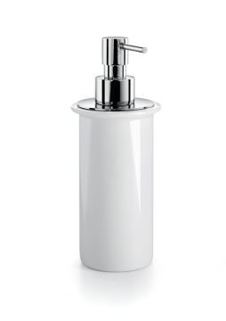 Dosasapone 200 ml Collezione Baketo Porcellana Ottone Cromato