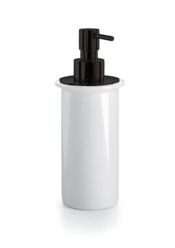 Dosasapone 200 ml Collezione Baketo Porcellana Ottone Verniciato Nero