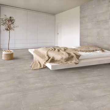 Piastrella effetto cemento portland Hous Beige chiaro 120x60 cm Sp 10mm