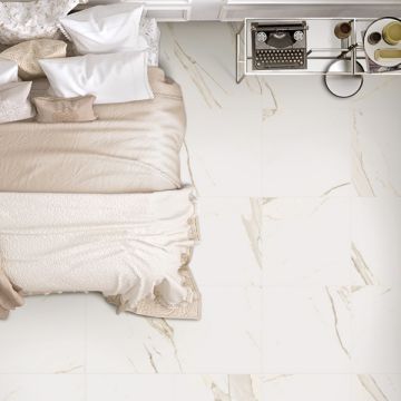 Piastrelle Gres porcellanato effetto marmo opaco Calacatta Hous 60x60 SP 10mm