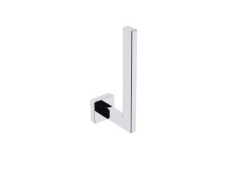 Portarotolo con riserva Collezione Dado di Lineabeta Ottone Cromato