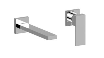 Miscelatore lavabo incasso con bocca 22 cm. Collezione PROJECT LINE di Bongio