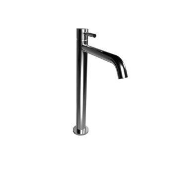 Miscelatore lavabo alto con scarico clic-clac in ottone. Collezione PROJECT ON di Bongio