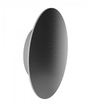 Lampada led a muro ø 140 mm in acciaio spazzolato 316. Collezione TIME2020 ACCESSORI di Bongio