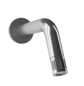 Miscelatore lavabo incasso 220 mm. in acciaio spazzolato 316 con cartuccia progressiva inclusa nella bocca Collezione Inox316 Time 2020 di Bongio