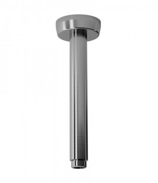 Braccio doccia a soffitto da 300 mm in acciaio spazzolato 316.
Collezione TIME2020 WELLNESS di Bongio